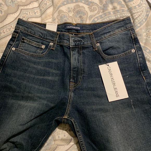 New Calvin Klein Mid Rise Straight Size 29/30 - Picture 2 of 5